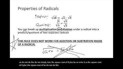 Introduction to Radical Expressions