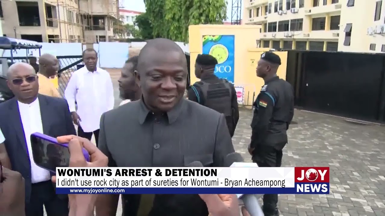 Wontumi's Detention: I didn't use Rock City hotel as part of sureties for Wontumi - Bryan Acheampong