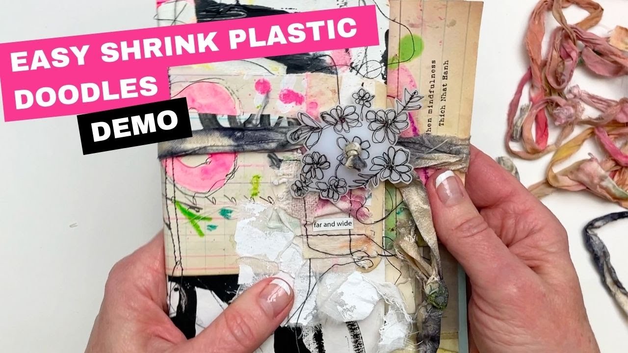 Embellish Your Junk Journals with Shrink Plastic Charms - YouTube