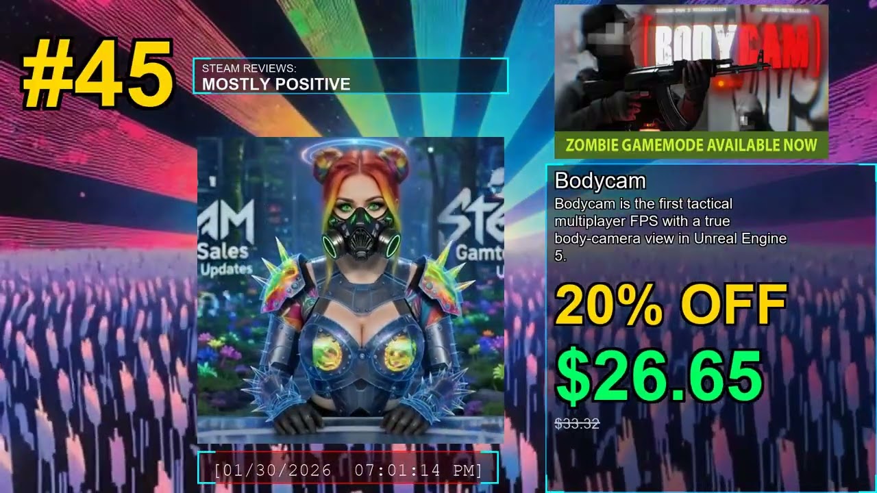 Top 41-50 Steam Game Deals - January 30, 2026