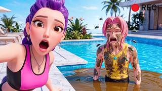 😱 WHO CAUSED RUMI'S POOL DISASTER?! Mud, Flies & Total CHAOS! 🌊💀 | KPop Demon Hunter Mystery! 🔎