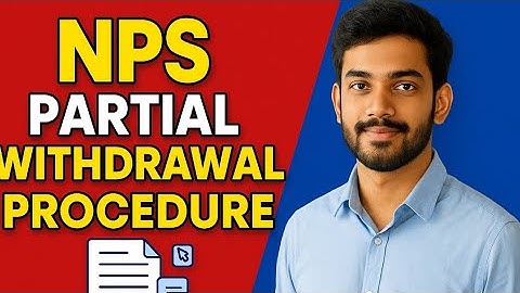 How to Apply for NPS Partial Withdrawal | Step-by-Step Guide |NPS Partial Withdrawal |
