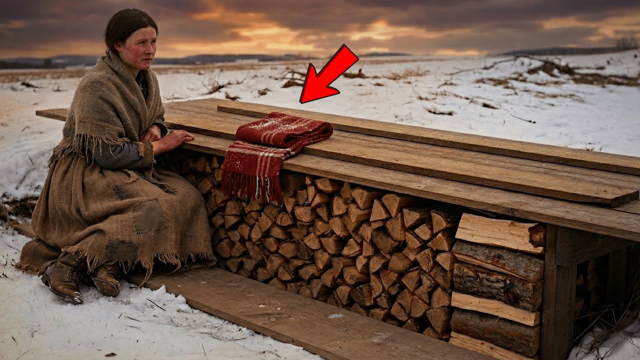 Wyrzucona w wieku 16 lat. Zbudowała to za 10$ – drewno suche całą zimę!