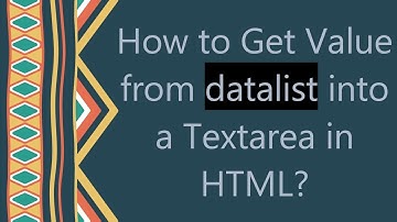 How to Get Value from datalist into a Textarea in HTML?
