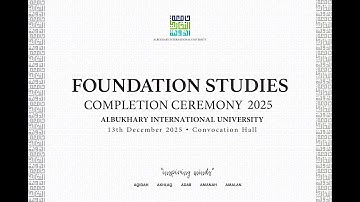 Foundation Studies Completion Ceremony 2025