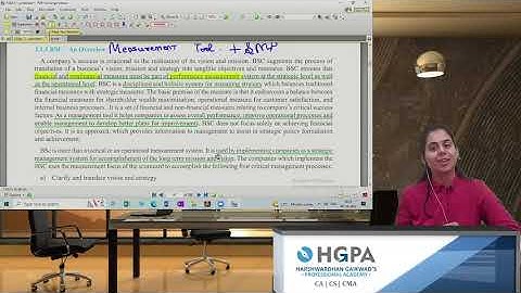 CMA FINAL | GROUP 4  | STRATEGIC PERFORMANCE MNGT | Dec 2022 | HGPA CLASSES | LECTURE 7