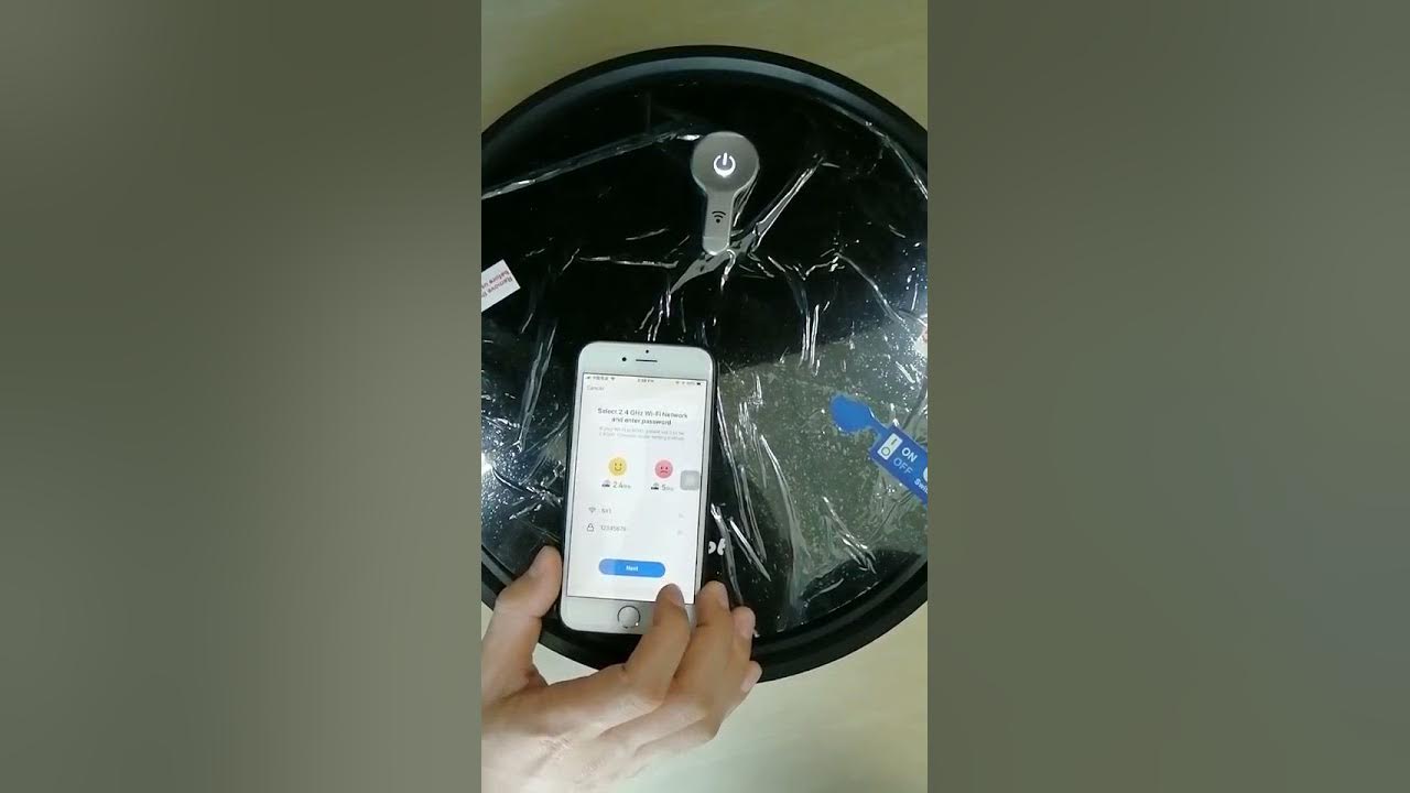 The Amrobt robot vacuum cleaner is connected to the APP in this way
