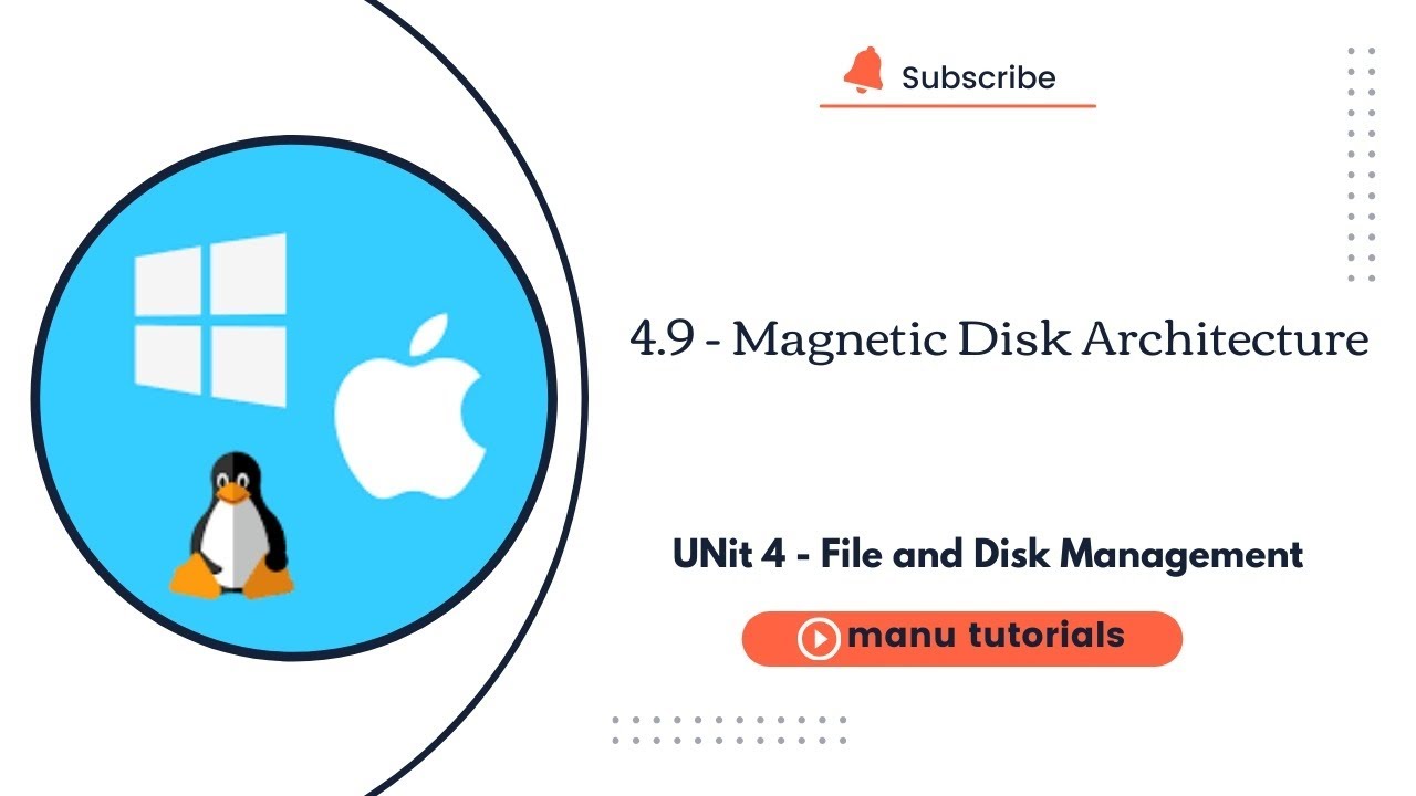 4.9 - Magnetic disk Architecture in os