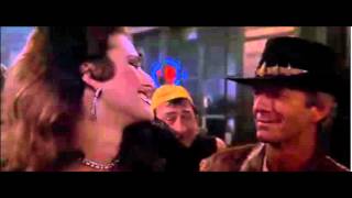 Crocodile Dundee Guy dressed up like a Shiela