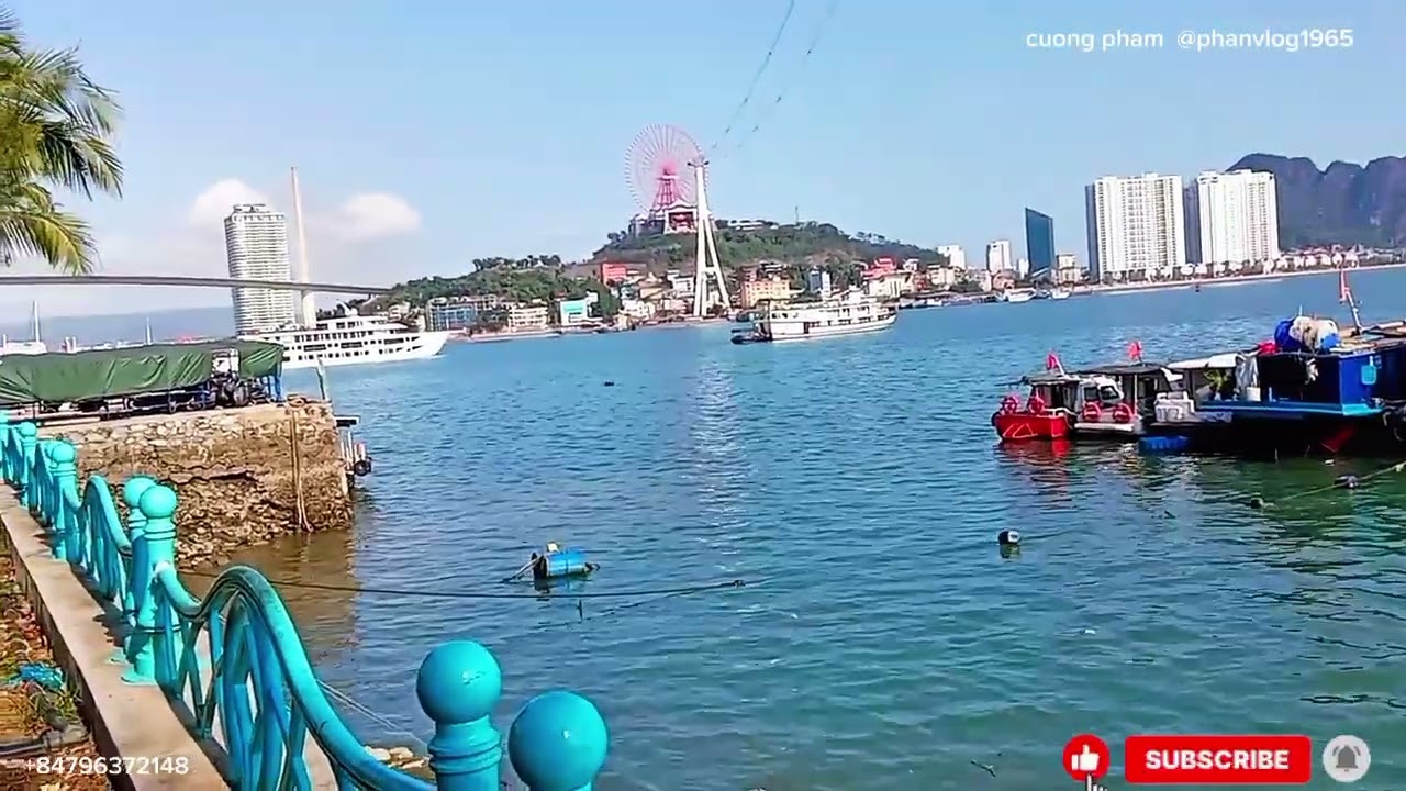 Từ đồi mặt trời quá cầu Bãi Cháy, dạo phố Bãi Cháy, xuôi Bến Đoan ngắm biển chiều cuối năm 