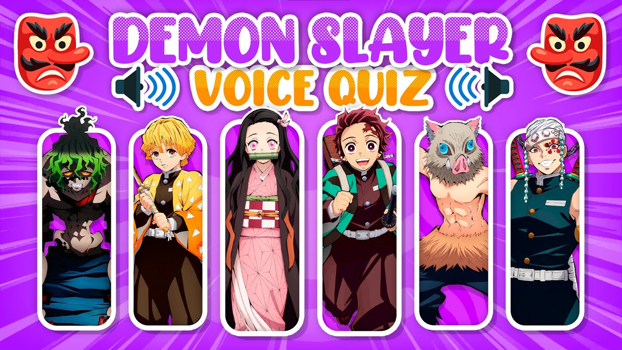Guess #DemonSlayer character Voice ⚔️🔊 #geektest #animegeektest #quiz
