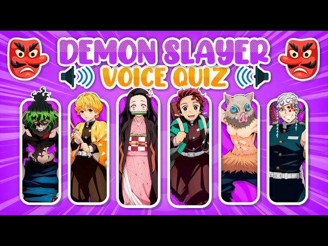 DEMON SLAYER CHARACTER QUIZ 👺⚔️ Kimetsu no Yaiba Character Quiz