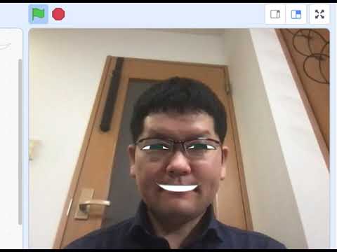 Stretch3 の Facemesh2Scratch で作ったもの