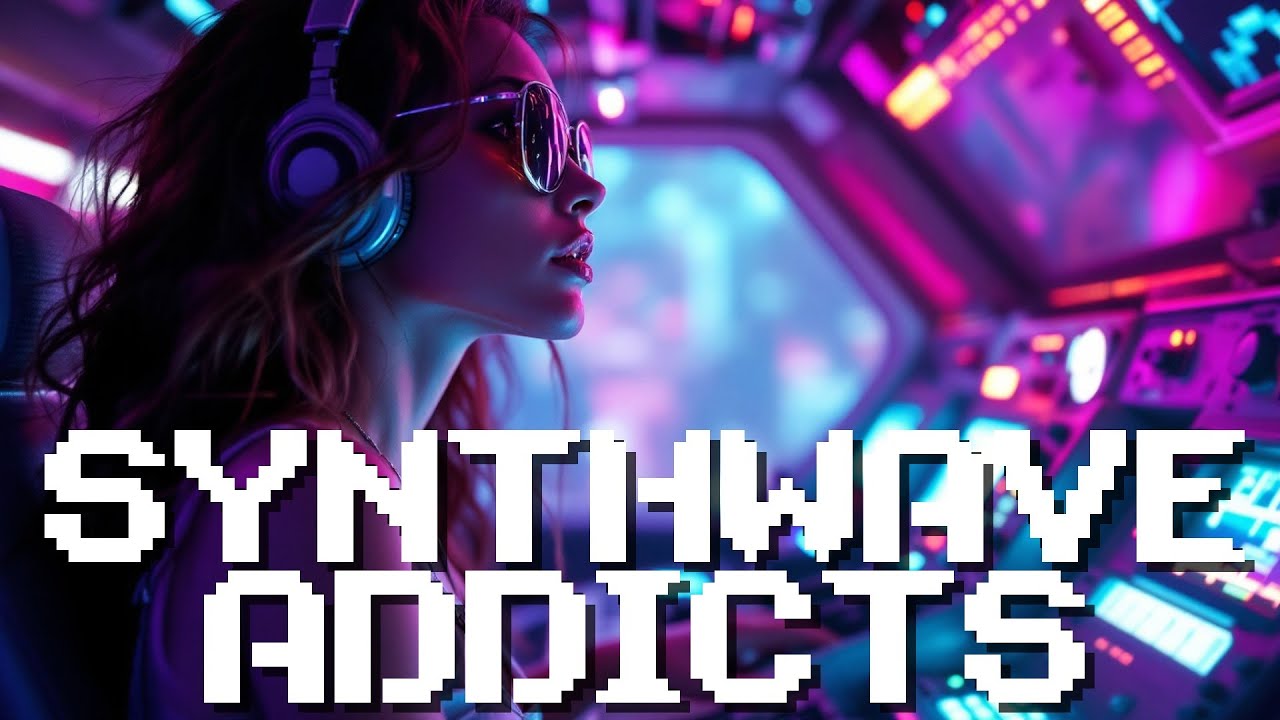 Outrun | Night Drive Music, Aggressive Focus | Neon Horizon Line | SYNTHWAvE ADDICTS