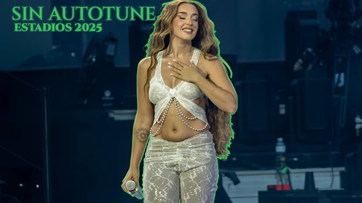 SIN AUTOTUNE (Estadios 2025) | Lola Indigo