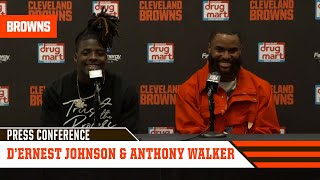 D'Ernest Johnson & Anthony Walker Postgame Press Conference vs. Broncos