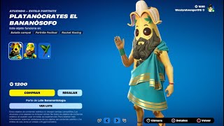 ¡Nueva Skin PLATANÓCRATES EL BANANÓSOFO! | Review De La Tienda