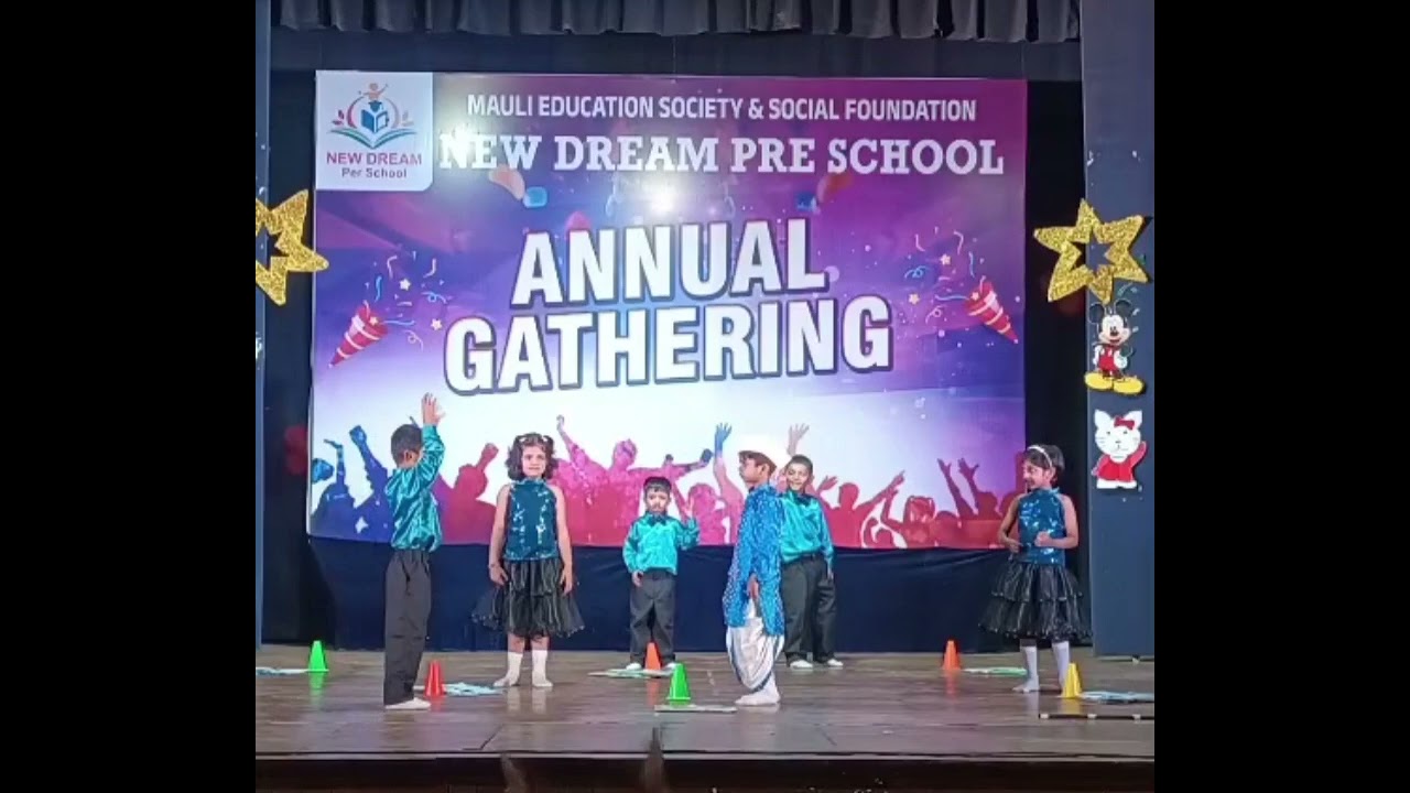 Annual Gathering 2026 for Sr.kg kids💃🕺🎉,#happykids #preshool #enjoy #annualgathering #school