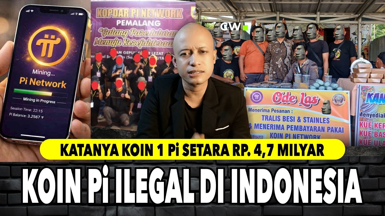 ⁣ASET ILEGAL..! KUPAS TUNTAS KOIN Pi NETWORK di INDONESIA