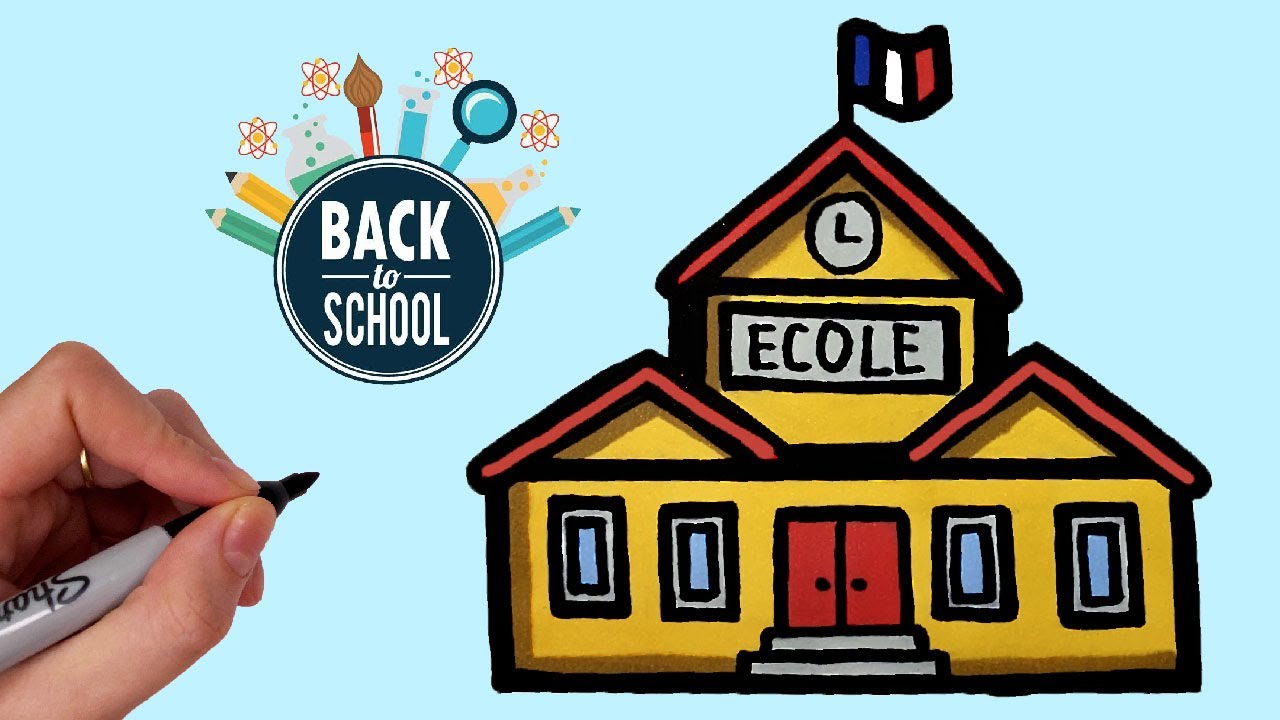comment-dessiner-une-cole-coll-ge-lyc-e-dessin-back-to-school