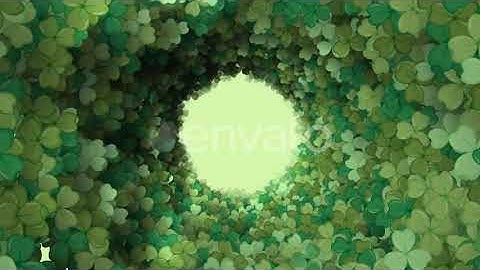 St Patrick’s Day Clover Leaf Background | Motion Graphics - Envato elements