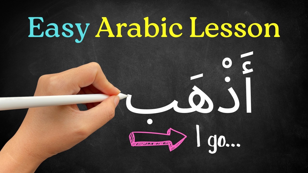 Arabic for Beginners: How to Say “I Go” | أَذْهَب (Adhhab)