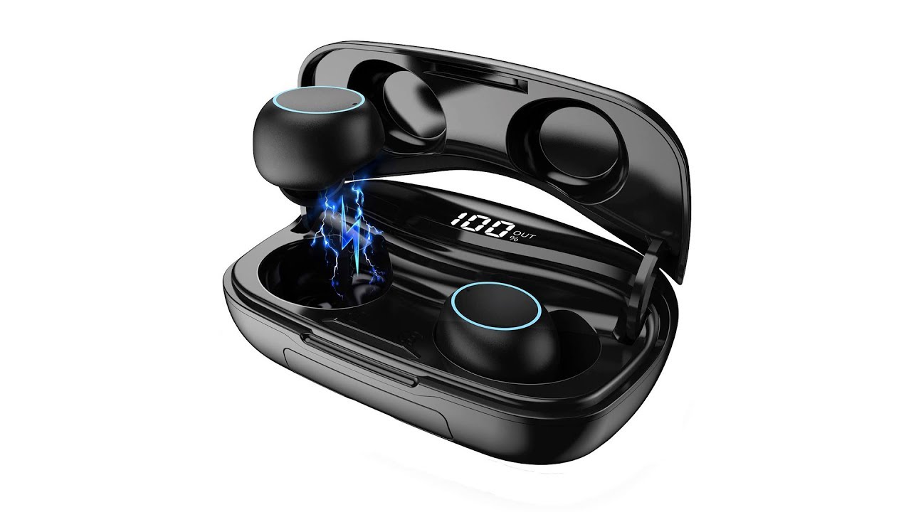 LIFEBEE Auricolari Bluetooth Senza Fili TWS Cuffie 5.0 Riduzione del Rumore  Wireless Hi-Fi Stereo Senza Fili Sportivi in Ear Auricolare Bluetooth Mini  Cuffie Per iPhone iPad Samsung Huawei