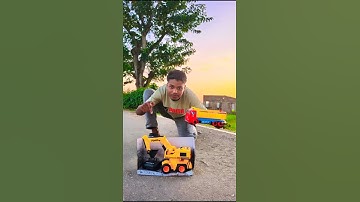 new Remote Control Jcb And Dumper Truck Unboxing And Testing Short Video || #viral #shorts