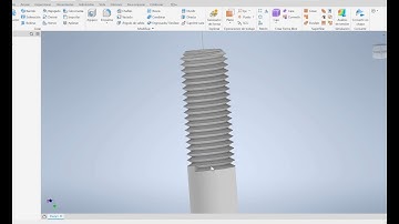 Rosca 3D en Autodesk Inventor 2022