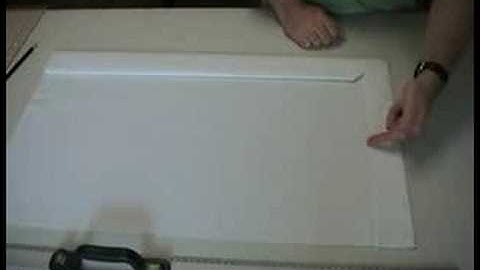 Mitered corner - How to make curtains / drapes