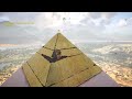 Assassin's Creed Origins - Pyramid Giza Climbing Synchronize & Sliding Down