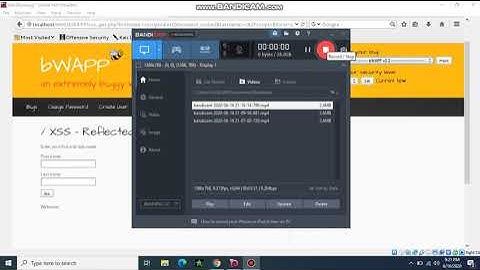 Session managment   sessoin id in URL   bWAPP kali linux