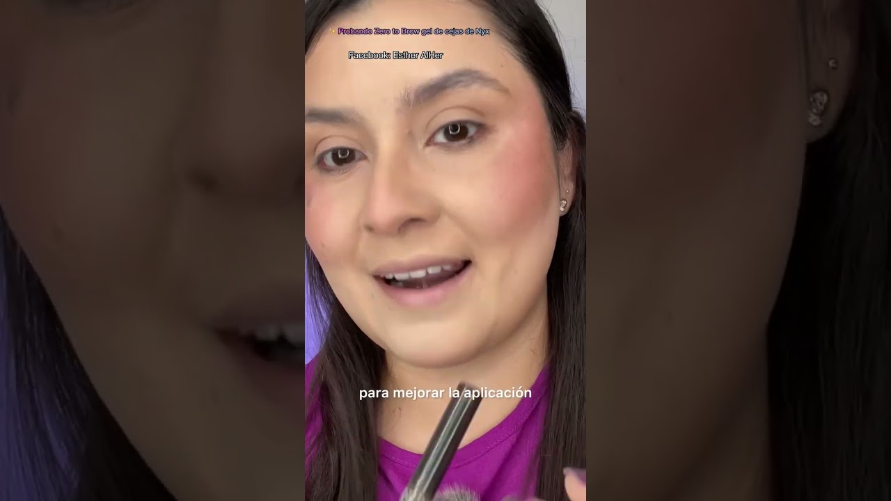 Probando Zero to Brow - gel de cejas a prueba de todo - Nyx