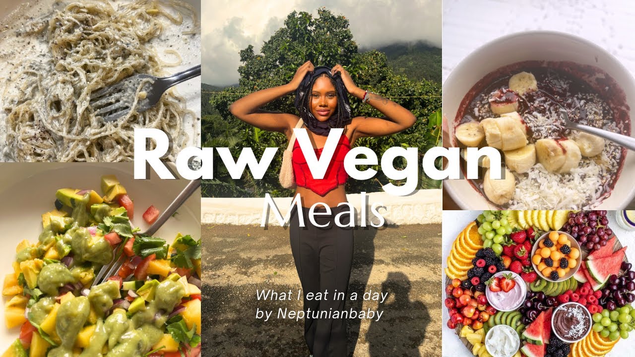 What I Eat in a Day as a Raw Vegan I Lost 30lbs In 1 Month🥗