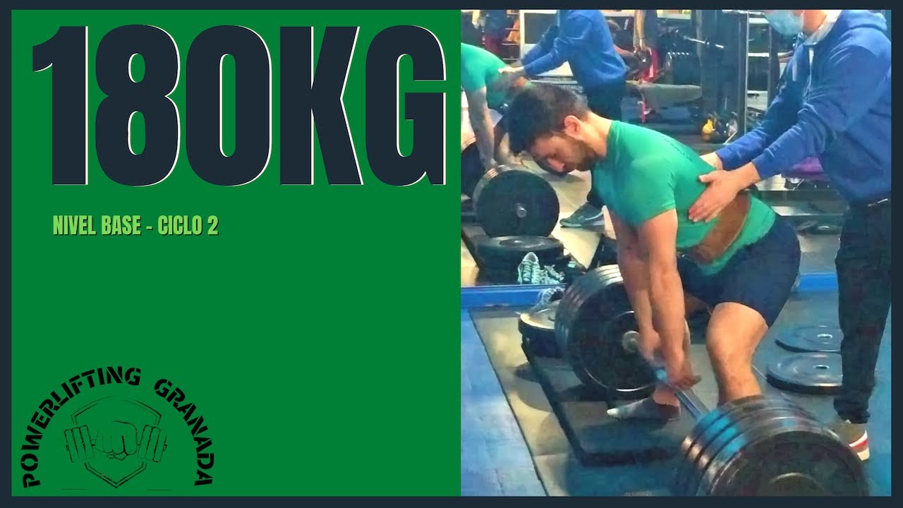 NIVEL BASE PESO MUERTO TEST DE FUERZA MAXIMA POWERLIFTING GRANADA 