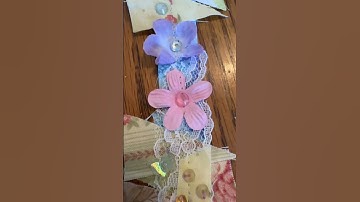 Vintage Snippet Roll 🌸 | Scrap Fabric & Lace Junk Journal Embellishment  #SnippetRoll #JunkJournal