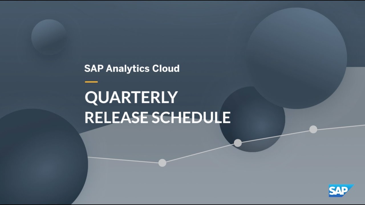 SAP Release Release Analytics Cloud | | SAP | Quarterly Schedule Release SAP Quarterly Release | SAP | Analytics Cloud Schedule |