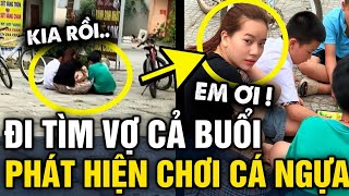 Đi tìm vợ CẢ BUỔI KO THẤY, chồng ngán ngẩm phát hiện vợ đang ngồi chơi VỚI ĐÁM TRẺ CON | Tin 3 Phút