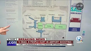 Fort Lauderdale Hollywood International Airport map explained