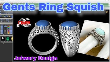 how to Squish Ring in Matix 9.0 | #gemvisionmatrix |#jewellery