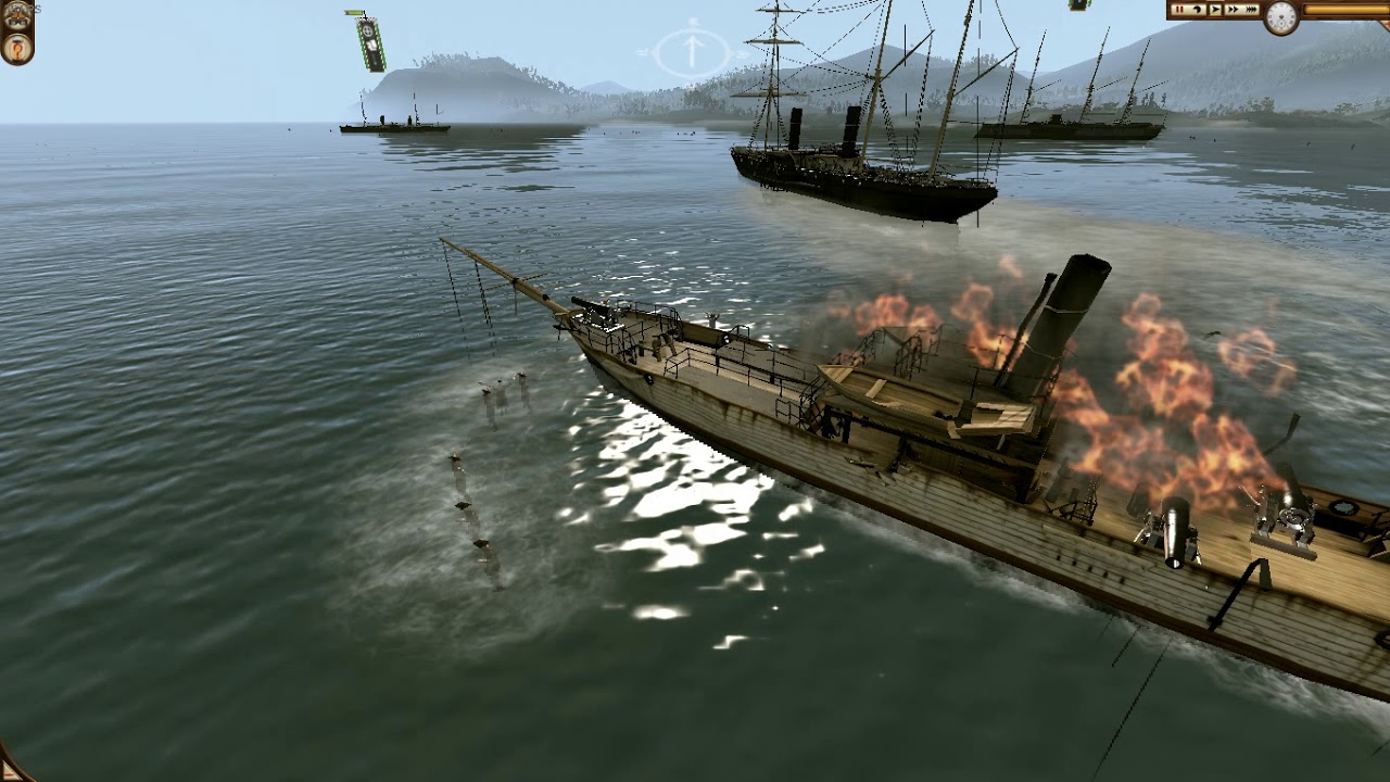 Total War Shogun 2 Fall of the samurai Naval Battle 2 - YouTube