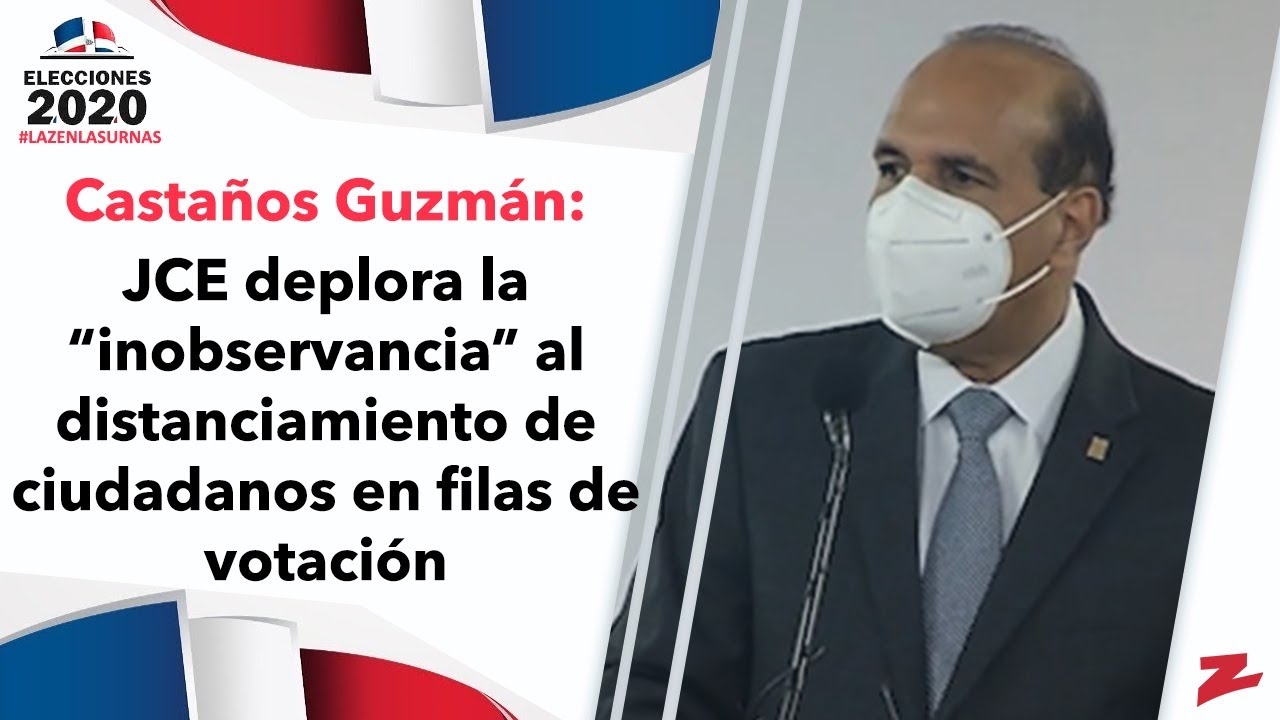 JCE deplora la “inobservancia” al distanciamiento de ciudadanos en ...