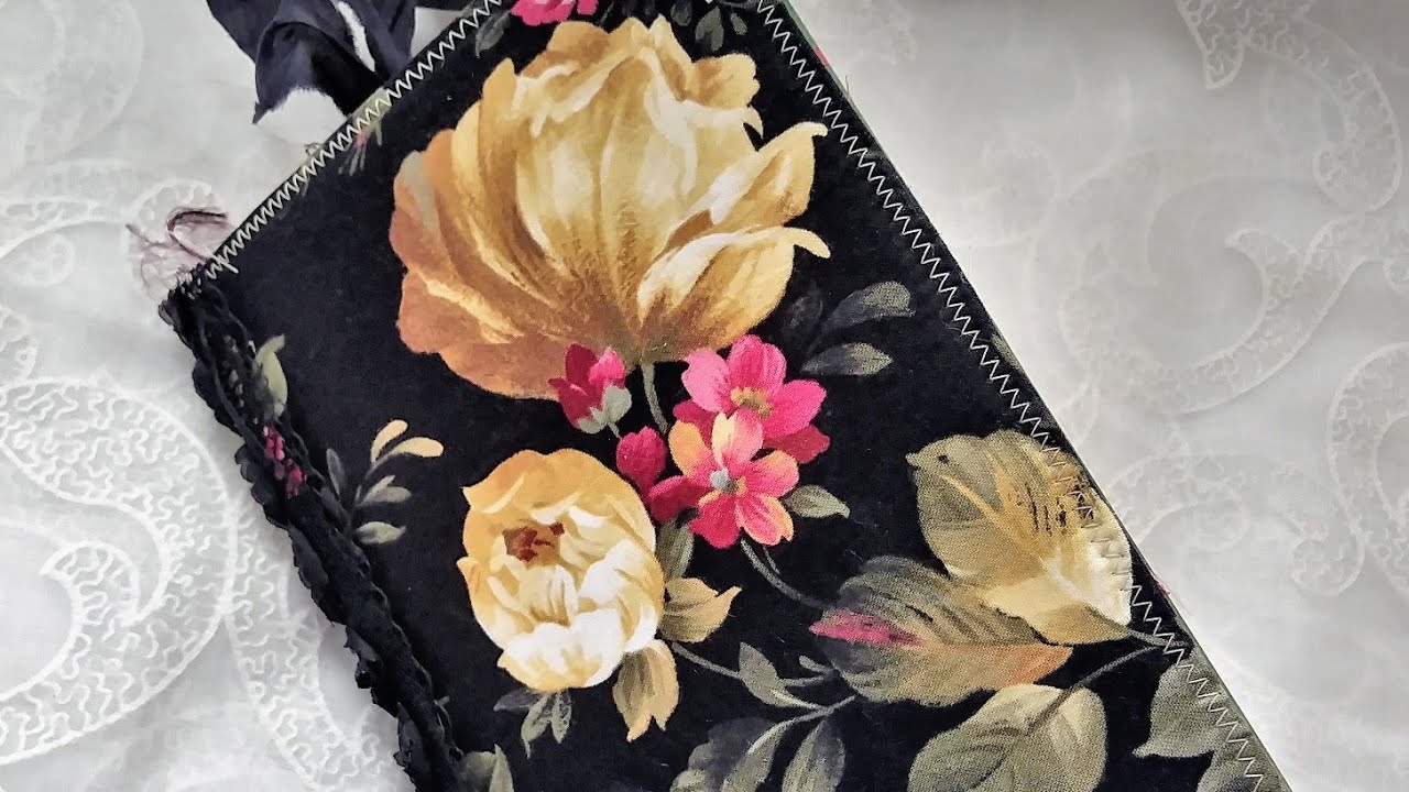 *SOLD* 💜 Dark Floral Journal 