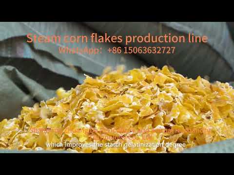 Steam corn flakes