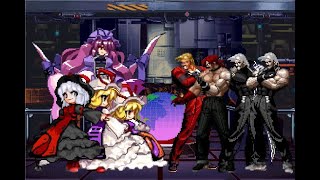 [KOF Mugen] Yukari Yakumo Team VS Rugal Bernstein Team (Long Time Special Match)