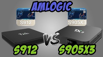 Amlogic S912 vs Amlogic S905x3