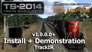 Install and Demonstration - JSJ's TrackIR Add-On [v1.0.0.0+] - Train Simulator 2014