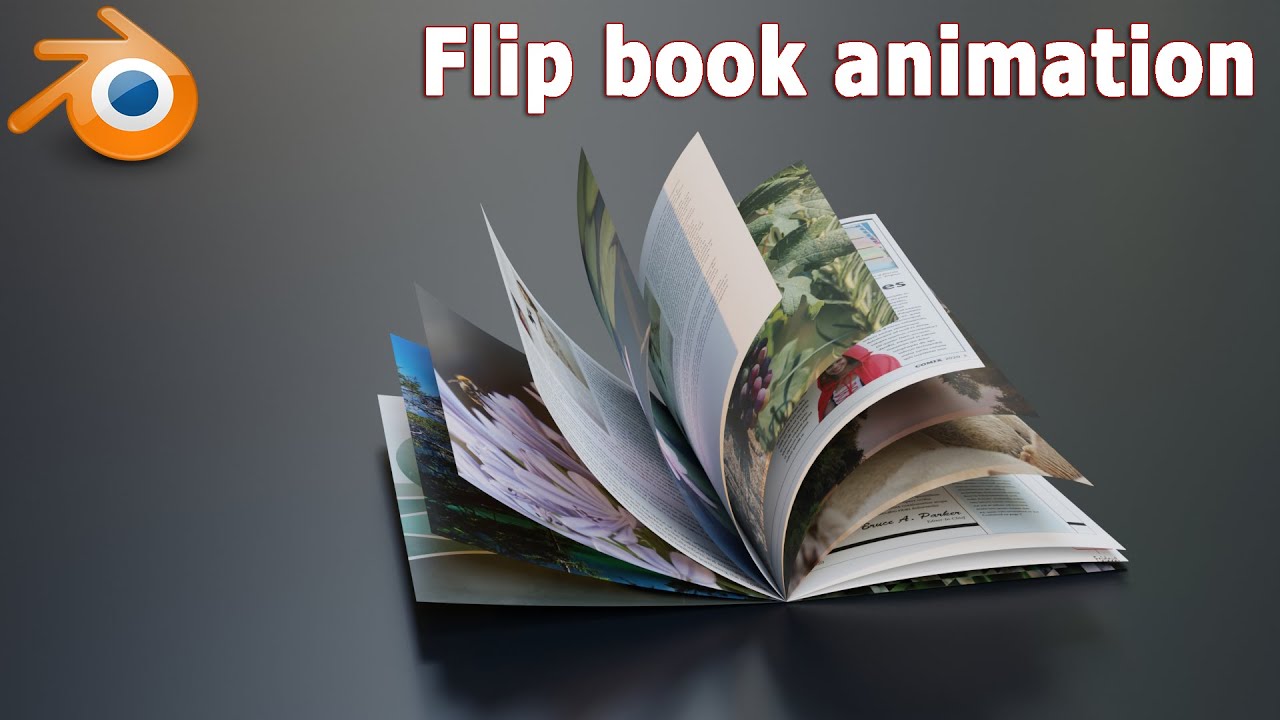 Blender Tutorial - Flip book animation #oe295 