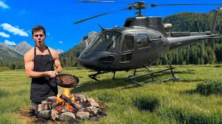 I Took A Helicopter To Cook In The Wild