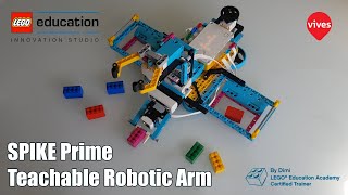 LEGO SPIKE Prime Teachable Robotic Arm